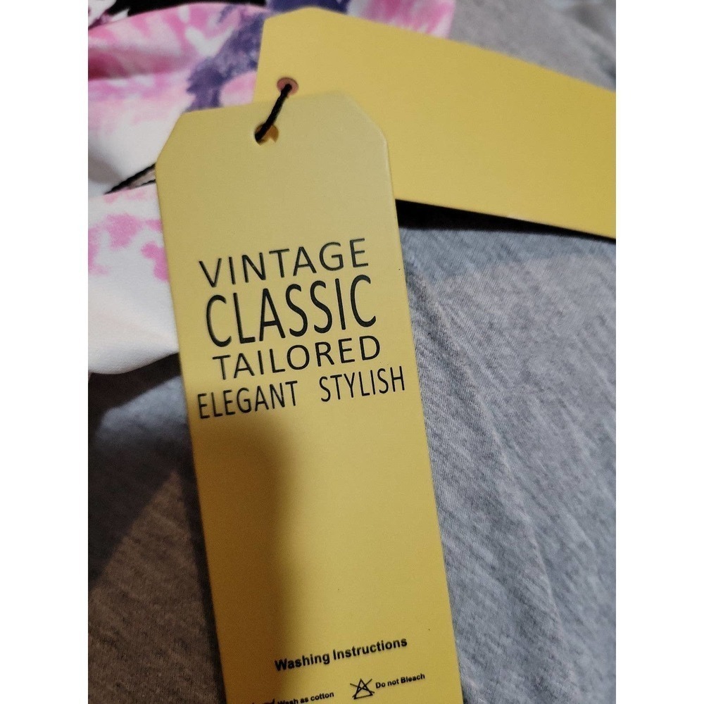 NWT Vintage classic tailored elegant Floral Dress small - Picture 4 of 5